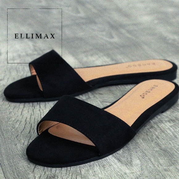 BAMBOO Shoes - 🔥NEW Wide Band Open Toe Flat Sandal Flip Flops 7